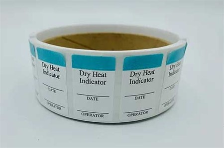 Label, Blue to Dark, Dry Heat and Depyrogenation, Type 1, 160°C, 19