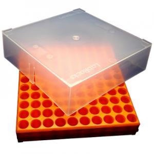 Freezer Storage Box For 100 Vials Polypropylene