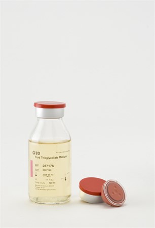 Fluid Thioglycollate Medium (100 ml) - Crimp Cap with tear tap