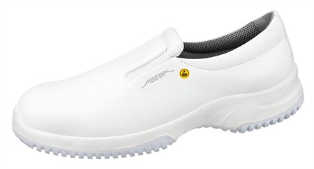 ESD-Safety shoes uni6, Slip-on white ESD, Size 35