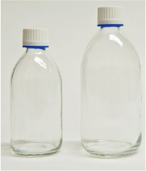 Nutrient agar 200 ml in 300 ml bottle - white screw cap