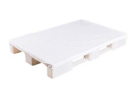Pharmaclean® autoclavable Tyvek pallet cover, with visible elastic