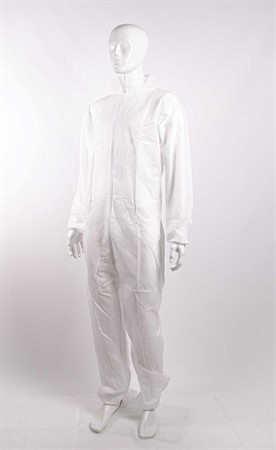 DOTCH® PP-50 Coverall with zipper, polypropylene, 50g/m², White