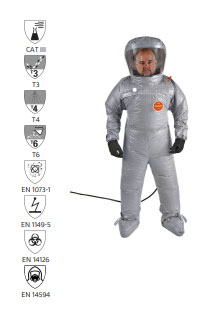 Tychem® 6000 AL TF640 00, Size S