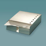 Stainless steel dispenser for wipers with size 340 x 360 mm