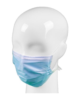 DOTCH® PP Face mask TYP IIR  with straps, polypropylene, 75g/m², blue