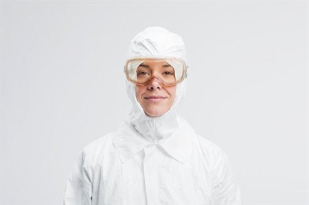 Puru Vision cleanroom goggles PVC frame, transparant, gamma irradiated