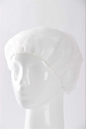 DOTCH® Bouffant cap white Polypropylene, 14 gr/m², 53cm,latex free