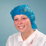 Clip cap blue XL Polypropylene, 14 gr/m², XL, latex free in PE bags