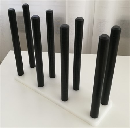 Contact Racks - Linear Black 1x13 (13 Plates) for 55 mm plates