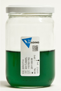 Listeria broth 225 ml 370 ml jar - white screwcap