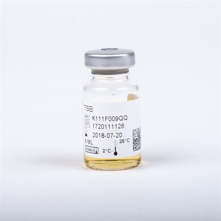 TSB 9 ml in vial 10 ml - grey septum/open felscap 140 pcs