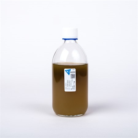Iron Sulphite Agar (ISO), 400 ml in Alpha bottle 500 ml, white screw c