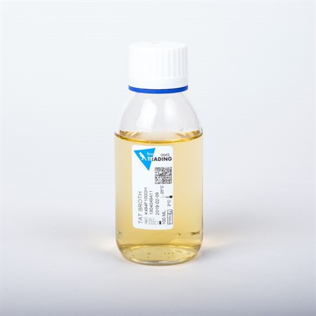 TAT Broth, 100 ml in Alpha bottle 125 ml, white screw cap