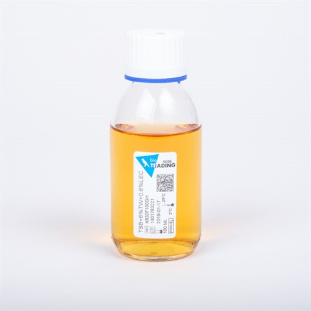 TSB+6% Tween+0,6% Lec 100 ml in 125 ml bottle - white screw cap