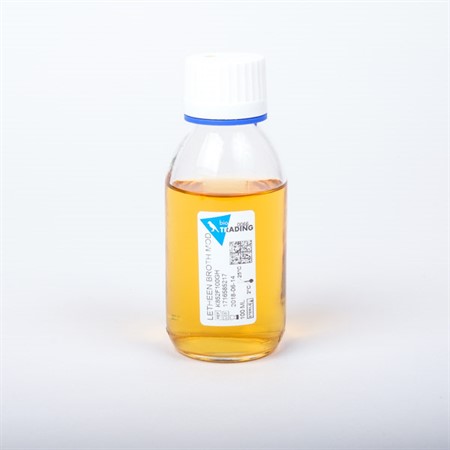 Letheen Broth Modified, 100 ml in Alpha bottle 125 ml, white screw cap