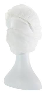 Mob Cap White Non-sterile, 520mm Diameter, 10x100caps