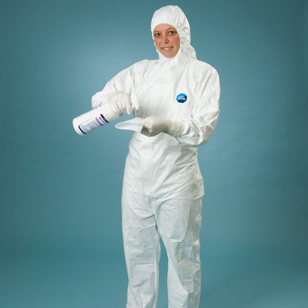 Tyvek Classic® cleanroomsuit Tyvek, white, size S - 2XL, with hood
