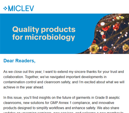 Miclev Newsletter December 2025