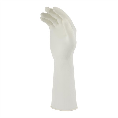 Gloves SIMTEC NG040-S, sterile, white, 400mm, Size 6.0