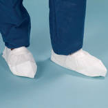 Shoe cover PP/PE Polypropylene top/ Polyethylene sole, white, XL