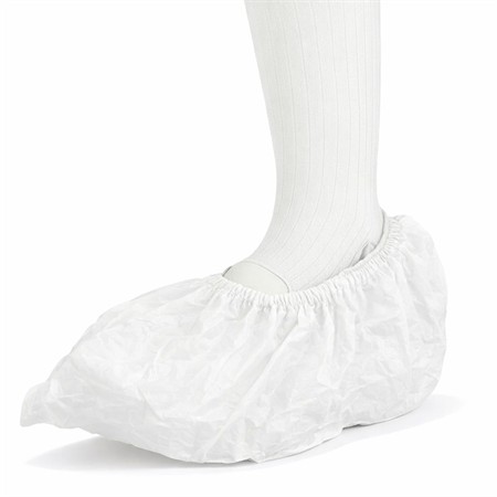 PVC 9"x16" Overshoe White Non-sterile