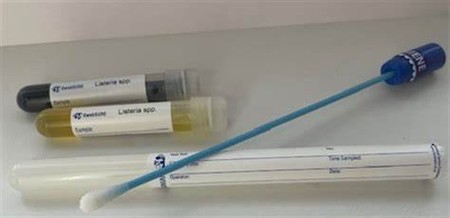 Swab kit for detection of pathogenic Listeria