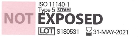 Chemical Integrator Strip Steam, TYPE 5 (250/box)