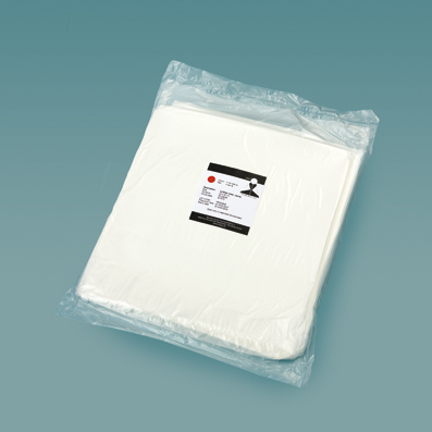 Non woven lintfree wipe Polyester/cellulose, White, 34x36cm, single