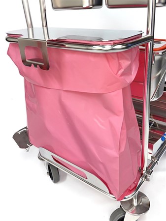 DOTCH® LDPE bag, LDPE, pink, 100x50cm, 5 pcs/bag, 20 bags/box