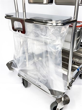 DOTCH® LDPE bag, LDPE, transparant, 100x50cm, double bagged