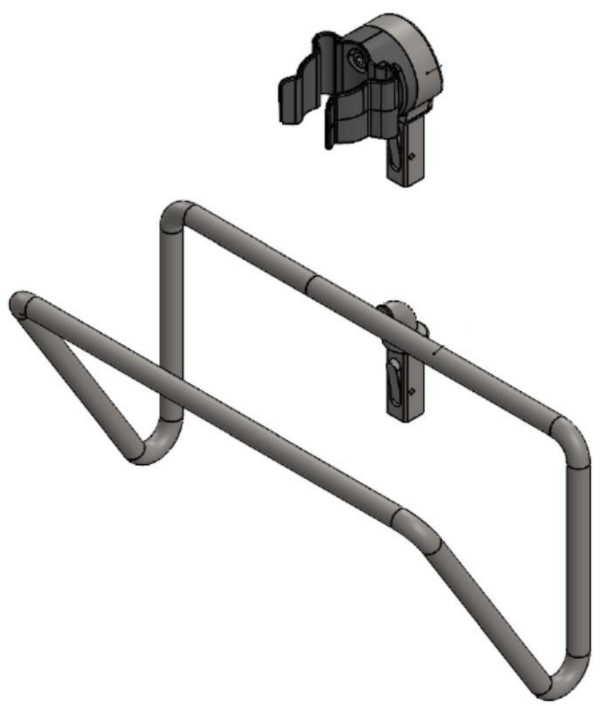 Hydroflex Stainless steel mop handle/frame holder
